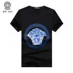 versace cotton classic medusa sequin t-shirt poseidon medusa black